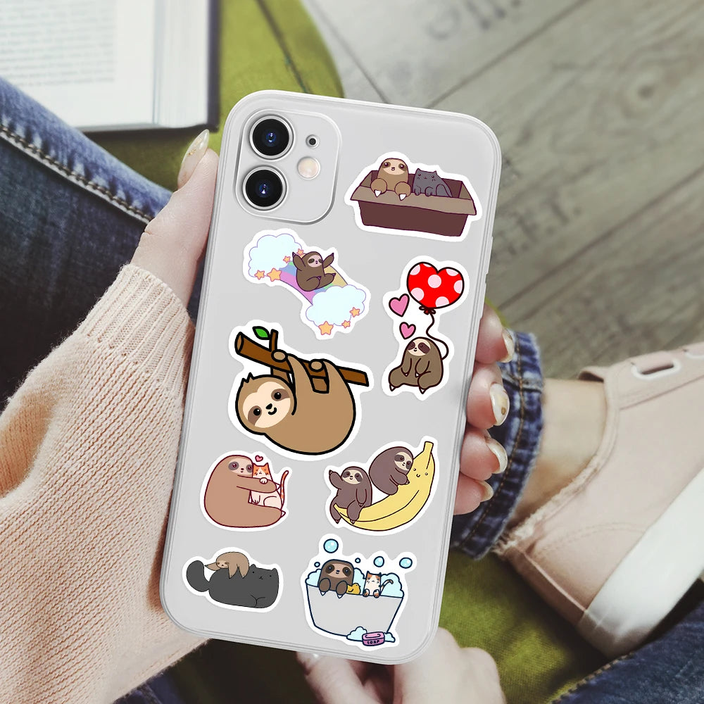 Cute Sloth Stickers
