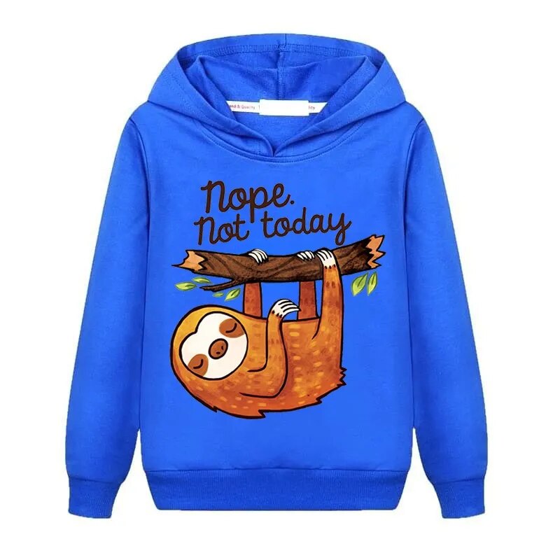 Sloth Nope Not Today Hoodie