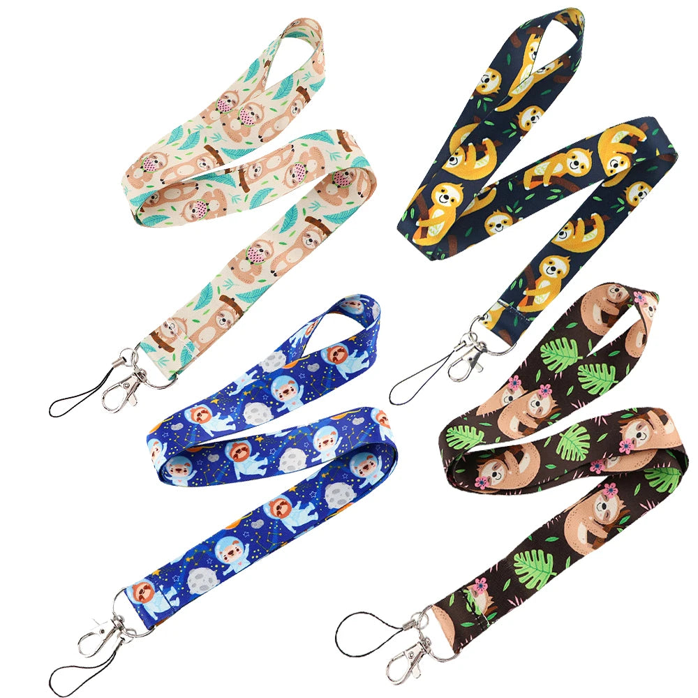 Cute Sloth Lanyard