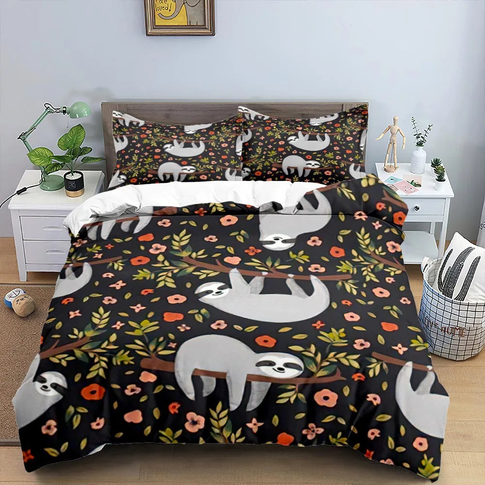 Sloth Duvet Cover Set
