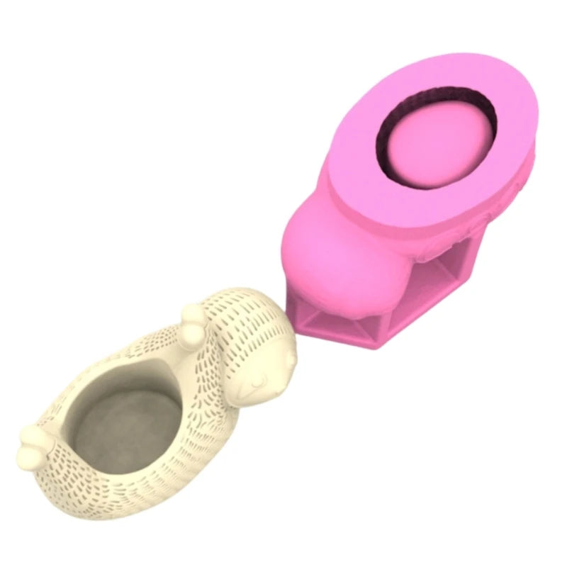 Silicone Mould For Epoxy Resin Sloth Planter