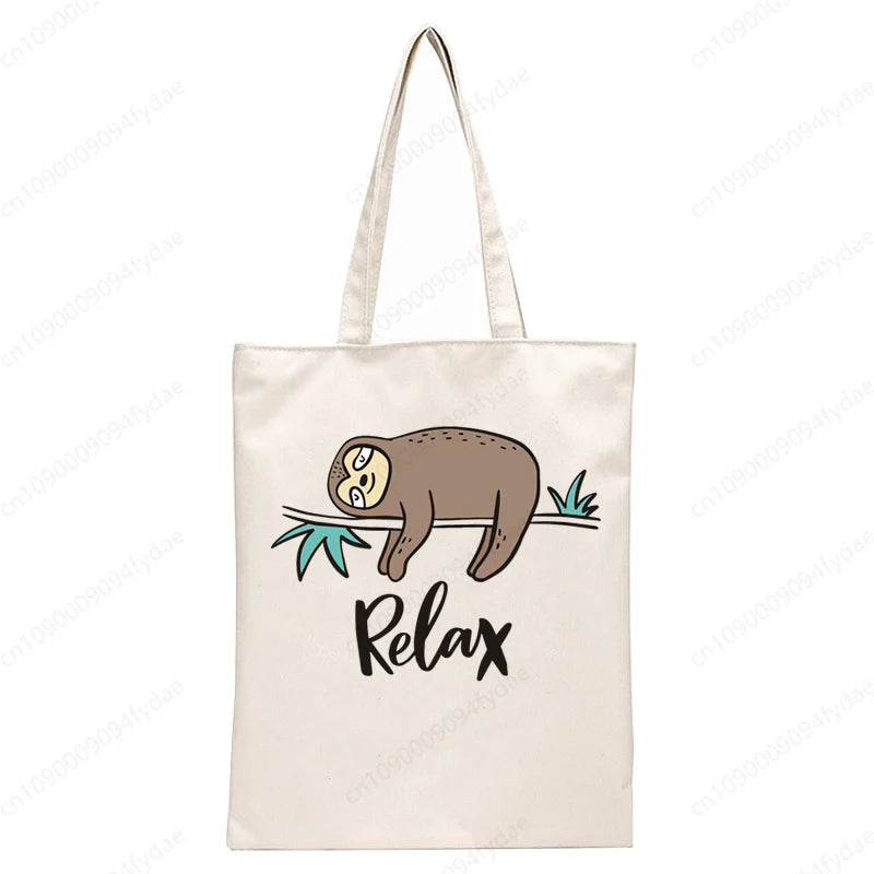 Relax Sloth Tote Bag