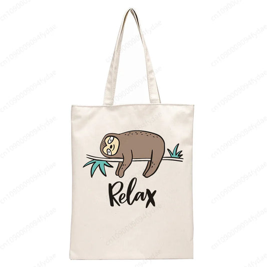 Relax Sloth Tote Bag
