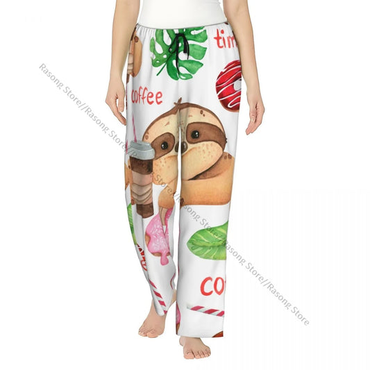 Cozy Flannel Sloth Pajama Bottoms