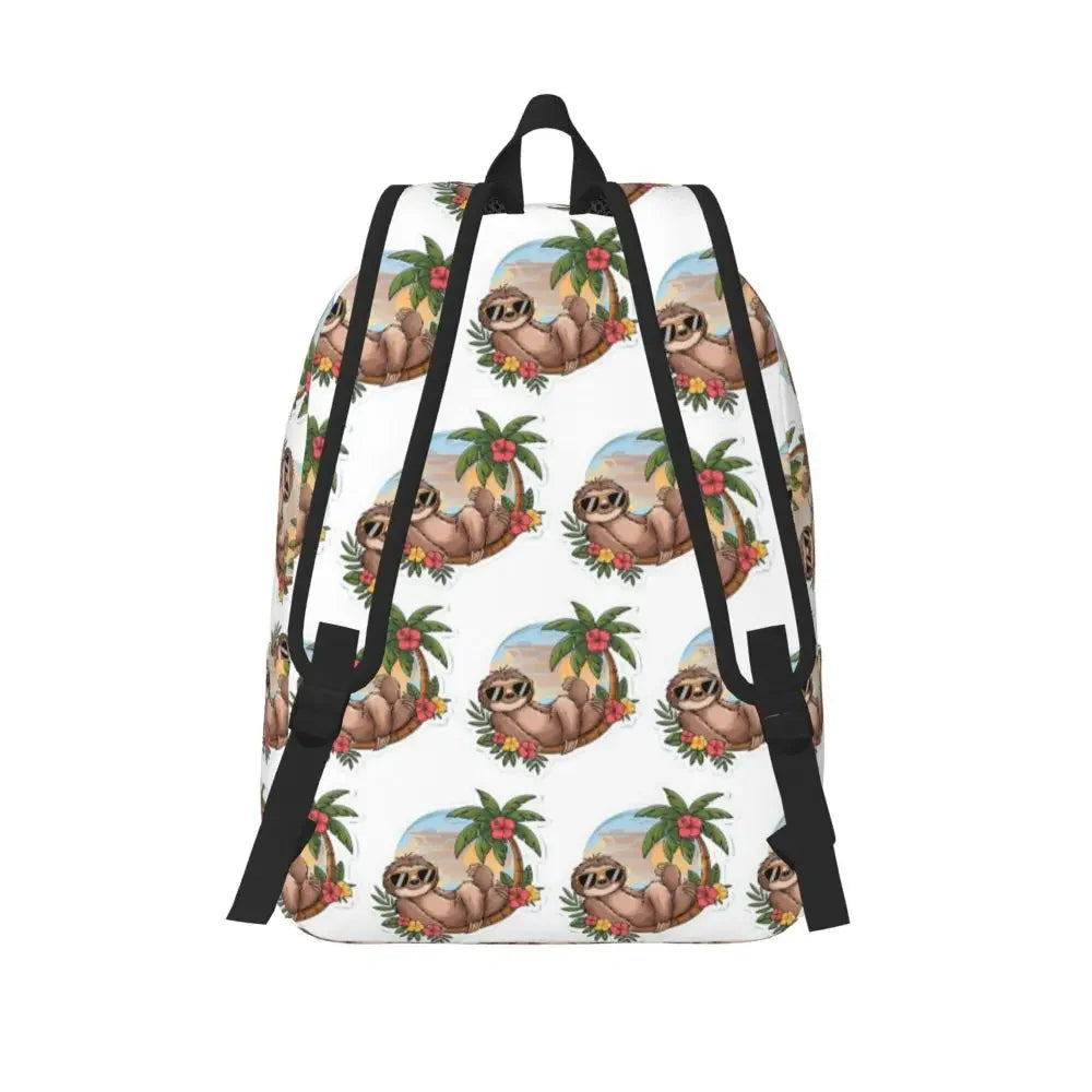 Relaxing Sloth In Hammock Backpack