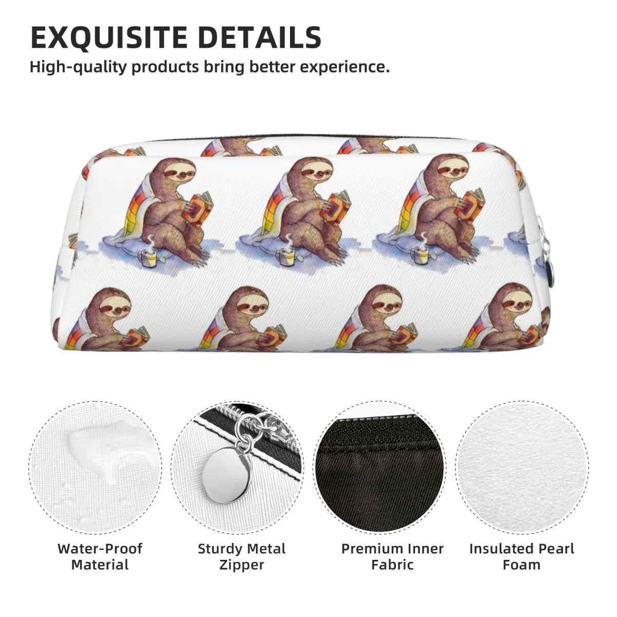 Cozy Sloth Pencil Case