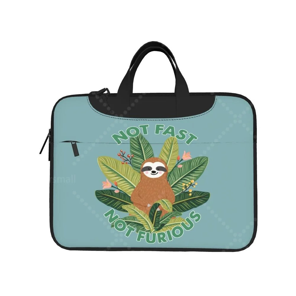 Not Fast Not Furious Sloth Laptop Shoulder Bag
