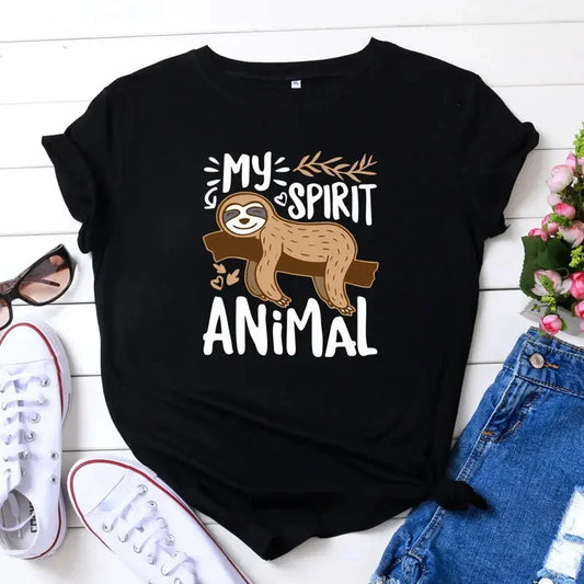 Sloth Print T-Shirt