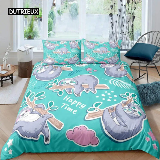 Sloth Duvet Cover Set