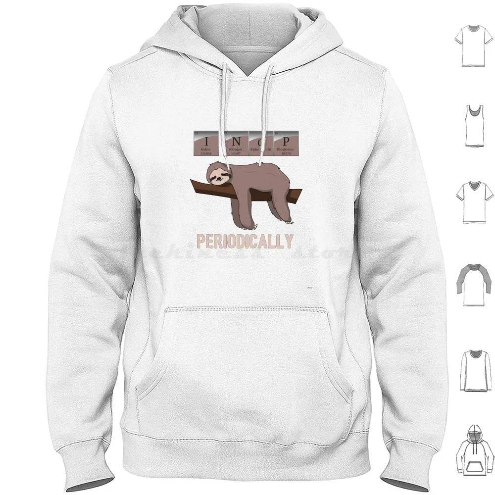 I Nap Periodically Sloth Hoodie