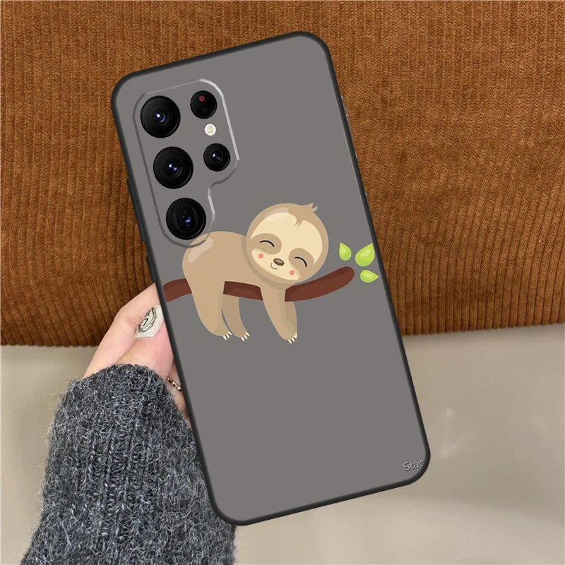 Sloth Laying On A Branch Samsung Phone Case