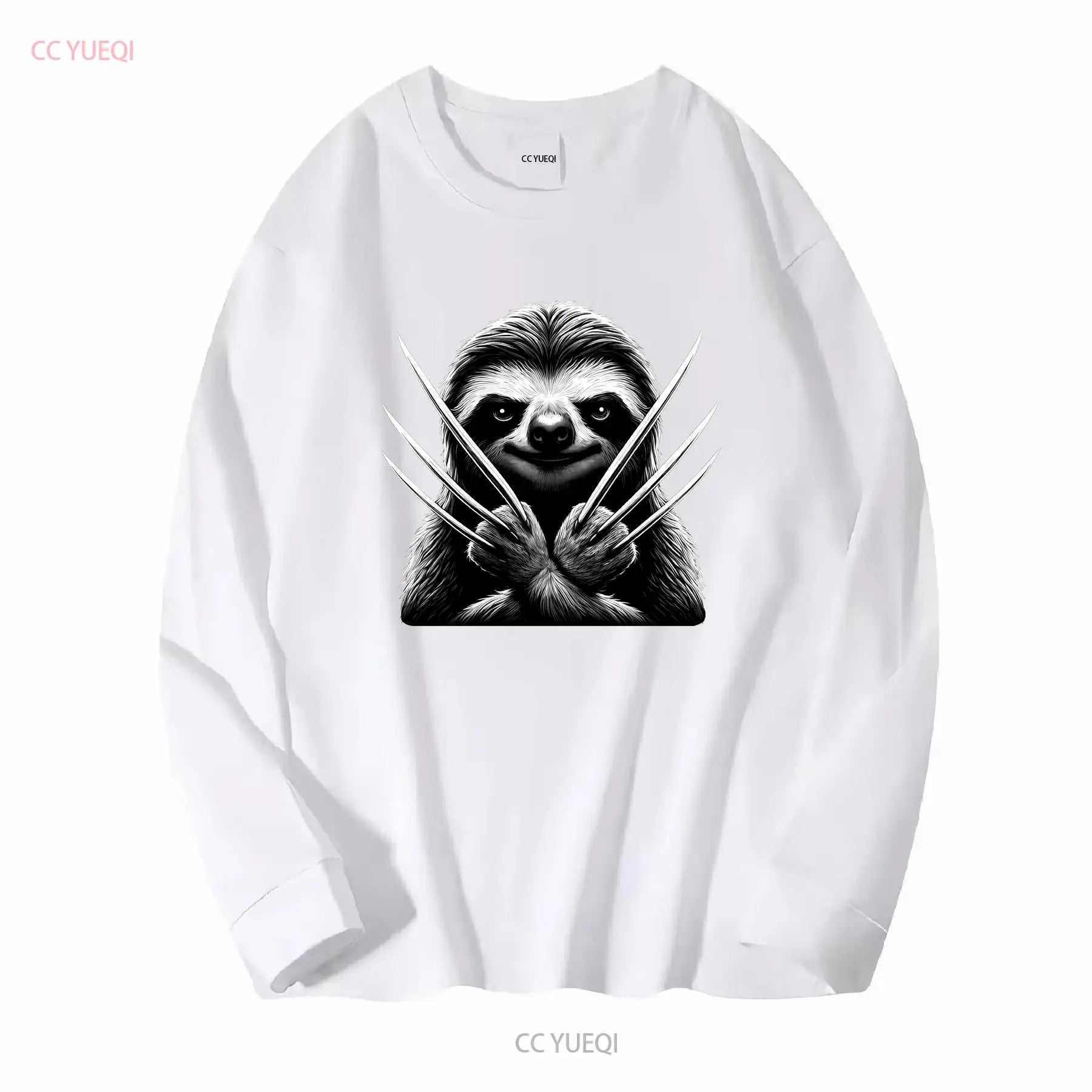 Sloth Claw Long Sleeve T-Shirt product photo 3