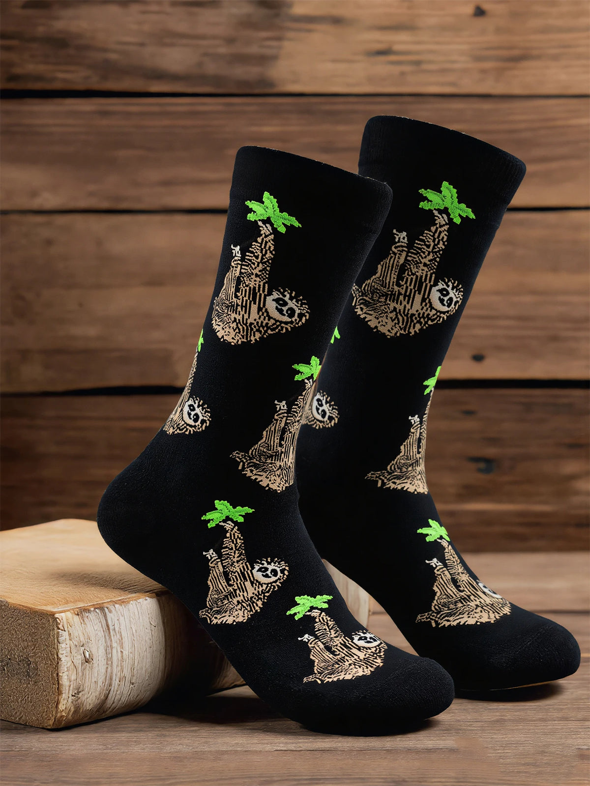 Sloth & Leaves Socks