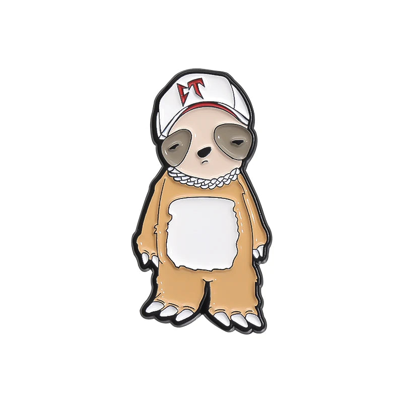 CT Sloth Pin Badge