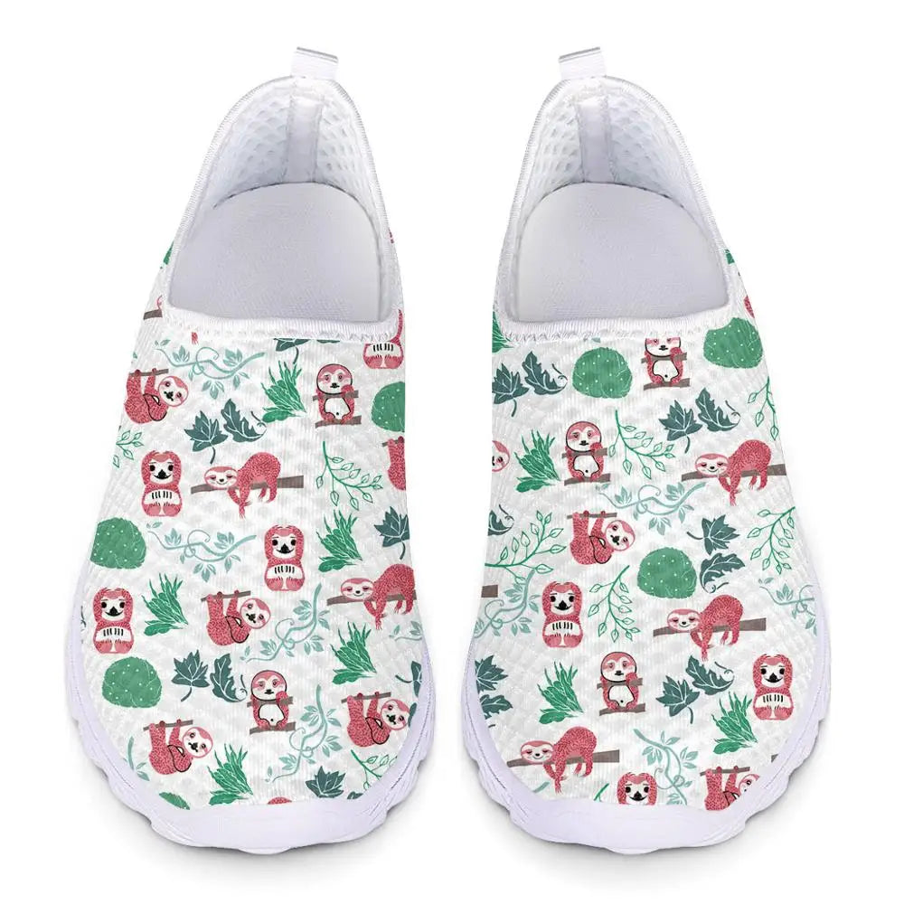 Sloth & Leaves Sneakers