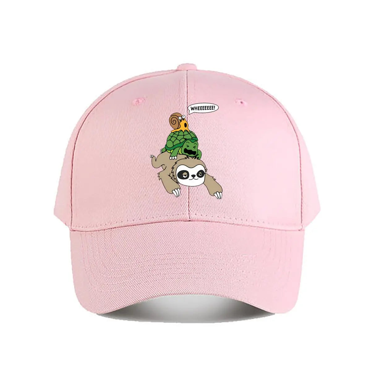 WHEEEEEE Sloth, Turtle & Snail Baseball Cap