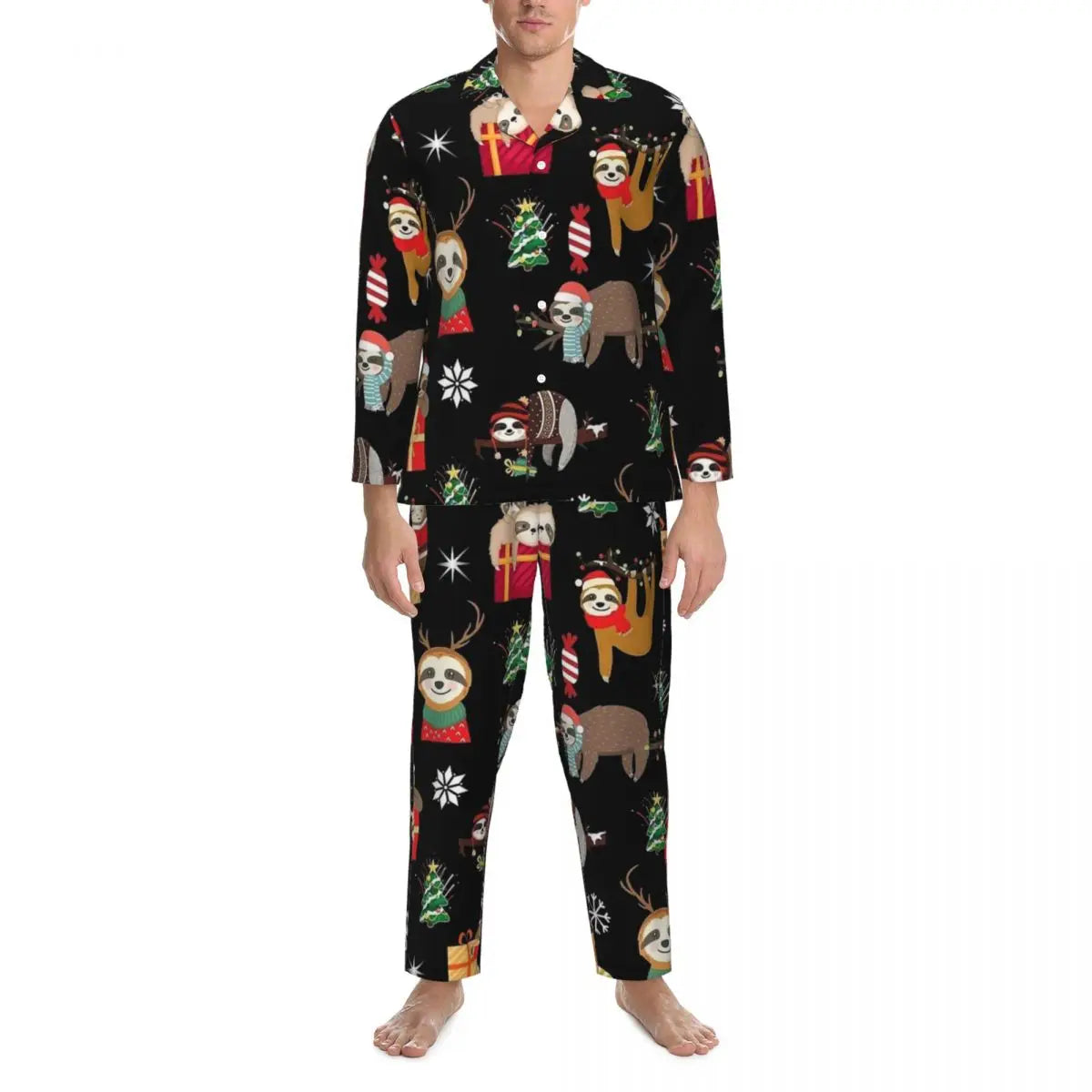 Sloth Christmas Pajama Set