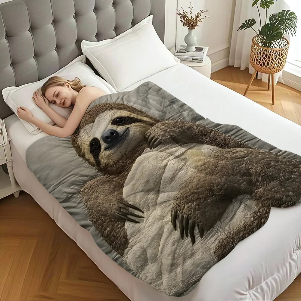 Sloth Blanket Throw