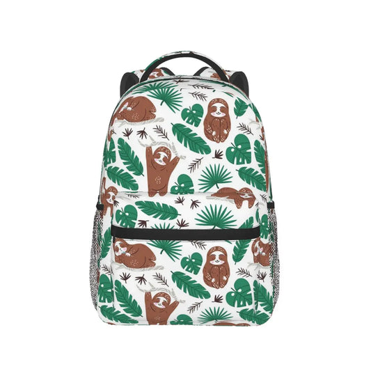 Jungle Leaves Sloth Backpack