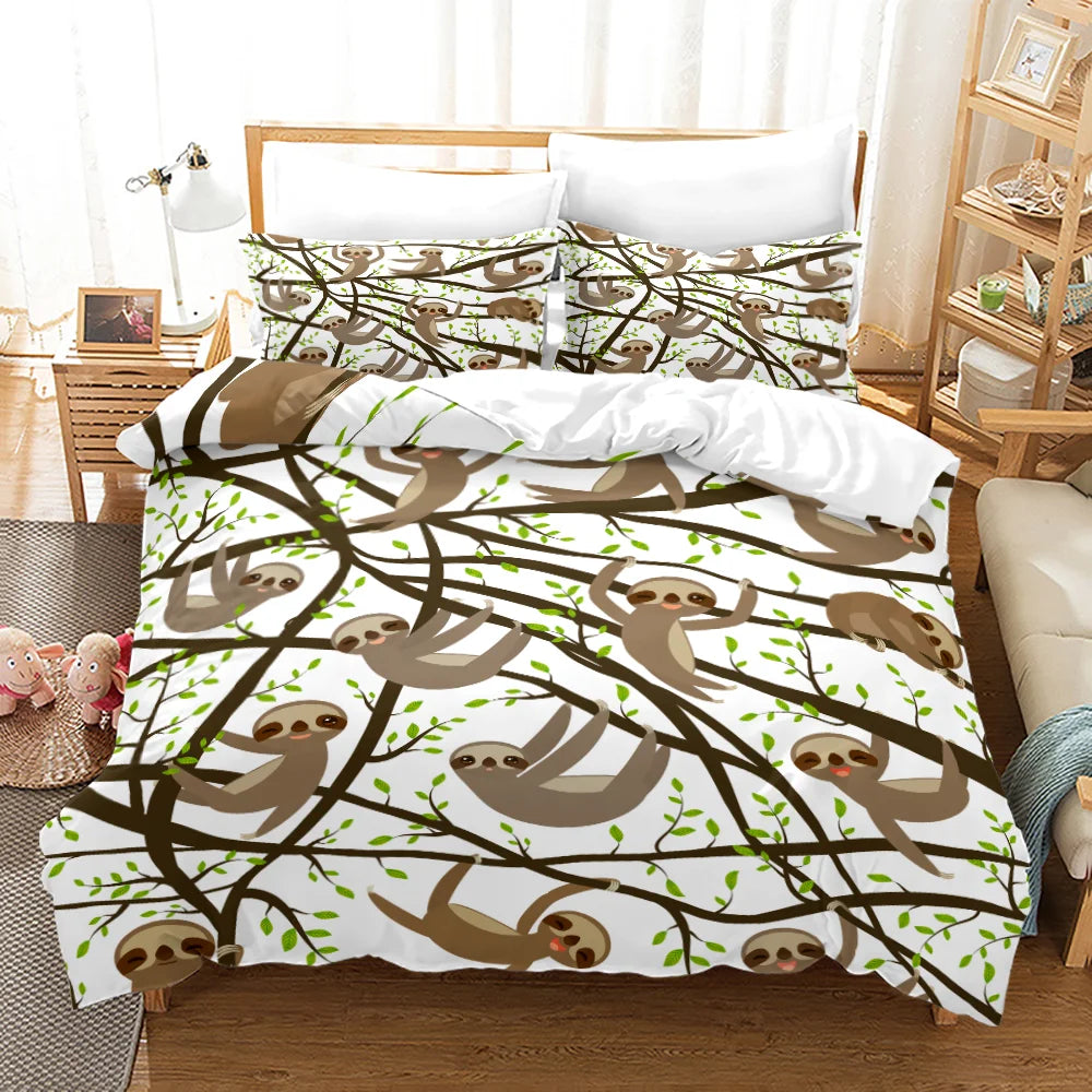 Sloth Duvet Cover Set