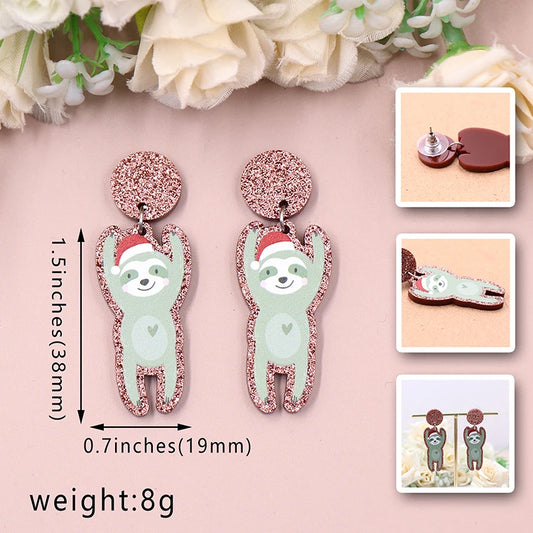 Christmas Dangle Earrings