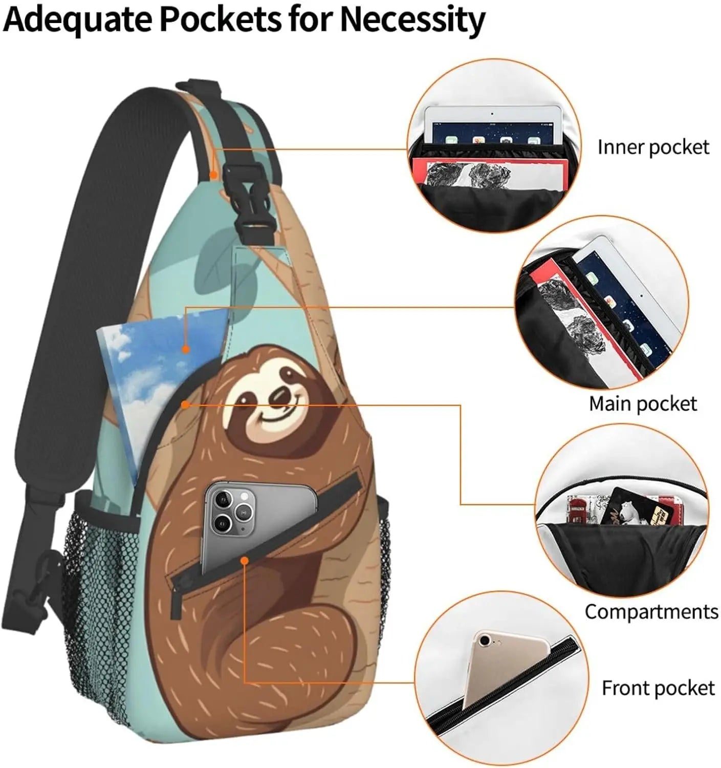 Sloth Crossbody Bag