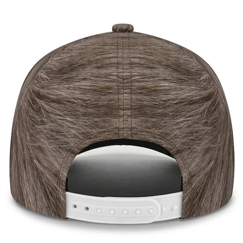 Realistic Sloth Print Baseball Cap