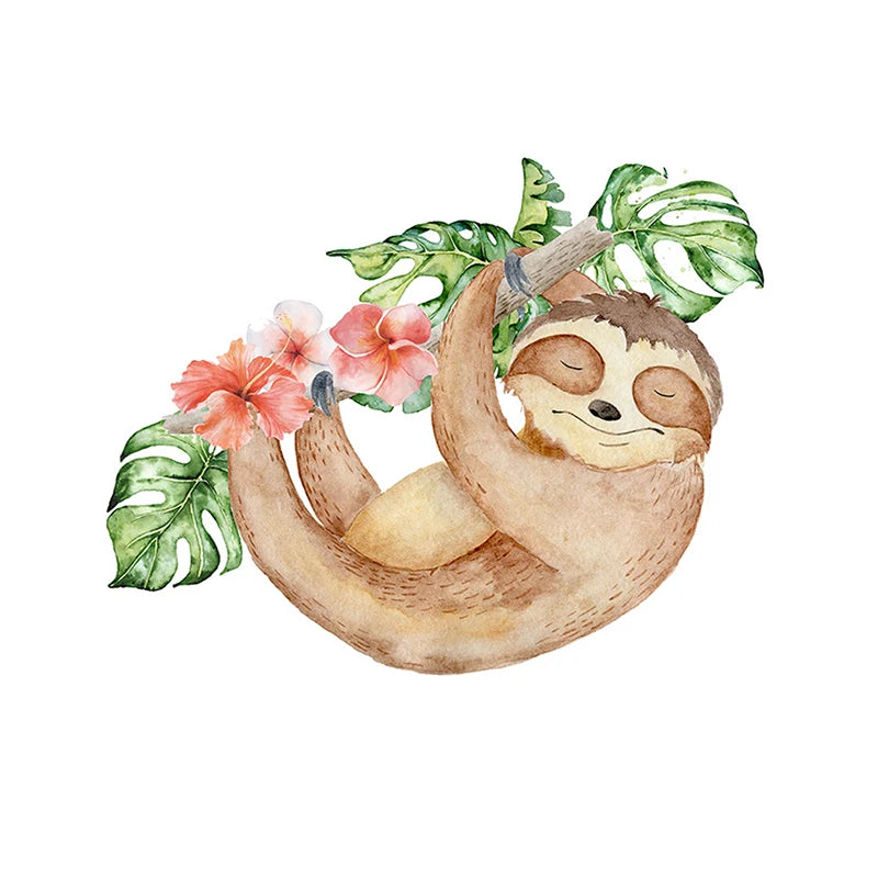 Cute Sloth Wall Stickers