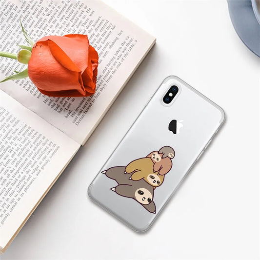 Pile Of Sloths iPhone Case