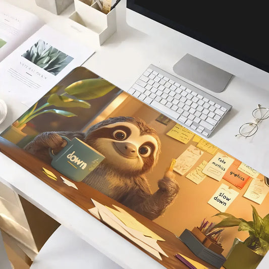 Adorable Sloth Work Companion Mouse Pad