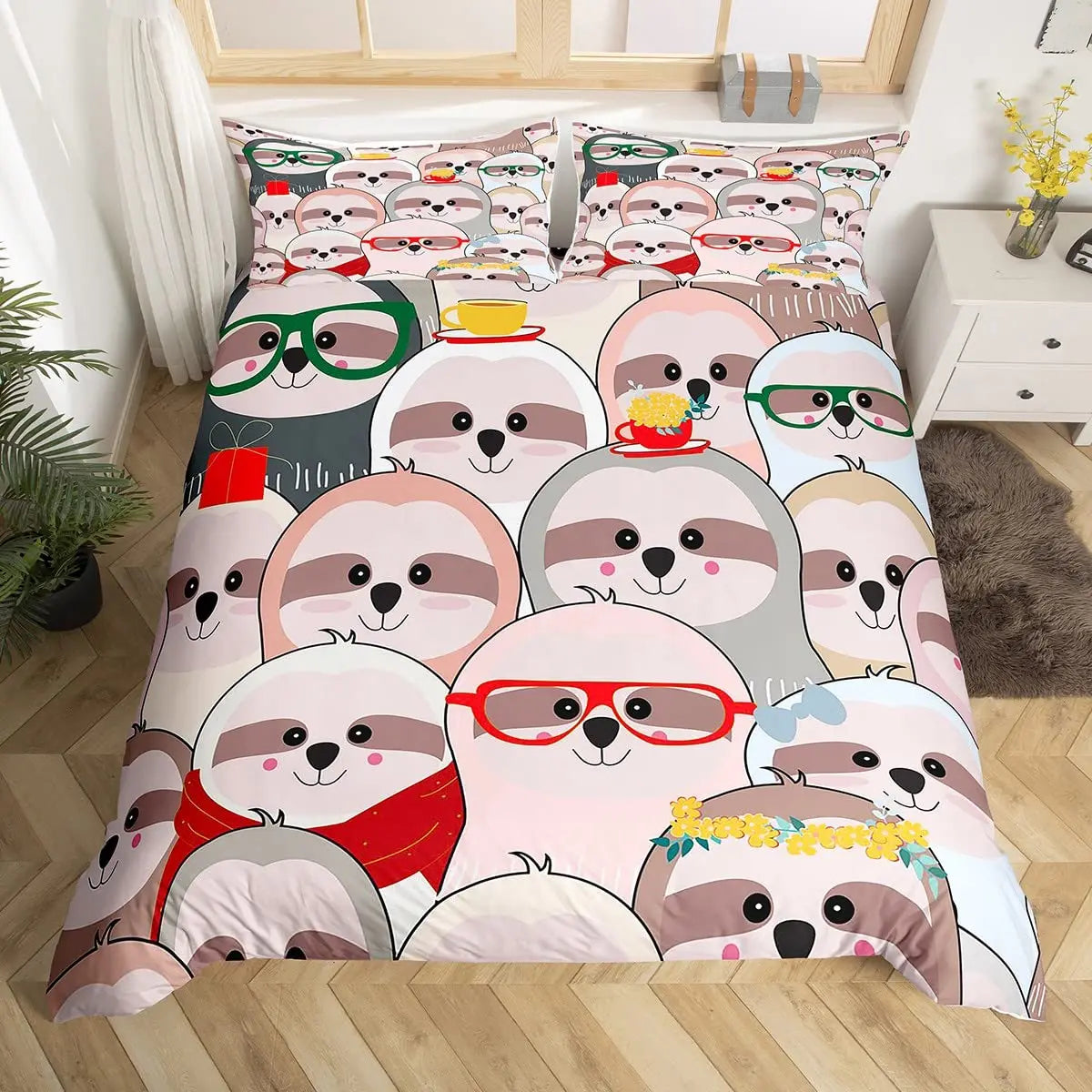 Sloth Bedding Set