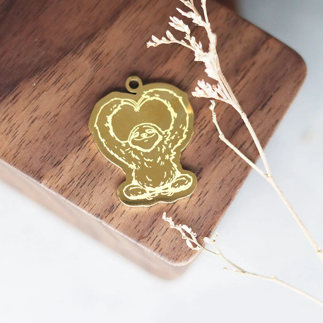 Sloth Love Charms For Necklace