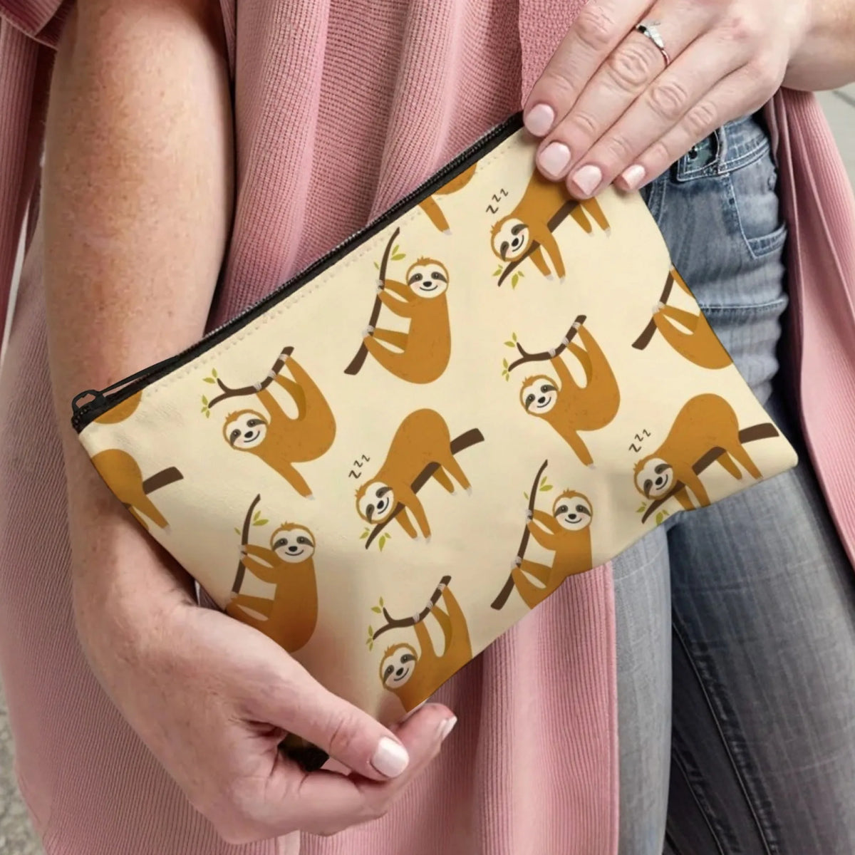 Sloth Cosmetic Bag