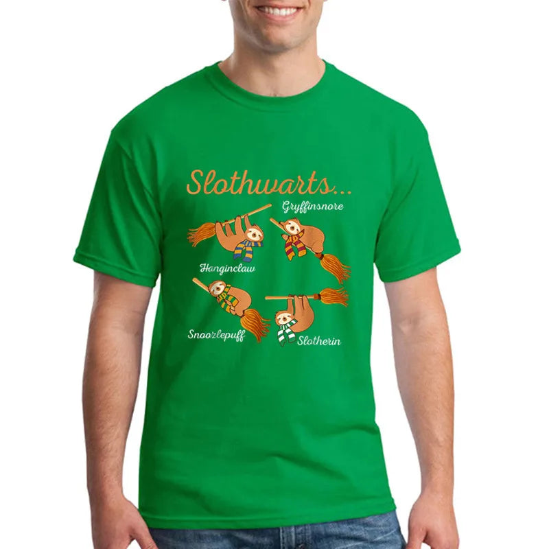 Slothwarts T Shirts Oversized