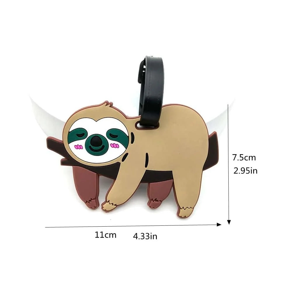 Cute Sloth Luggage Tags