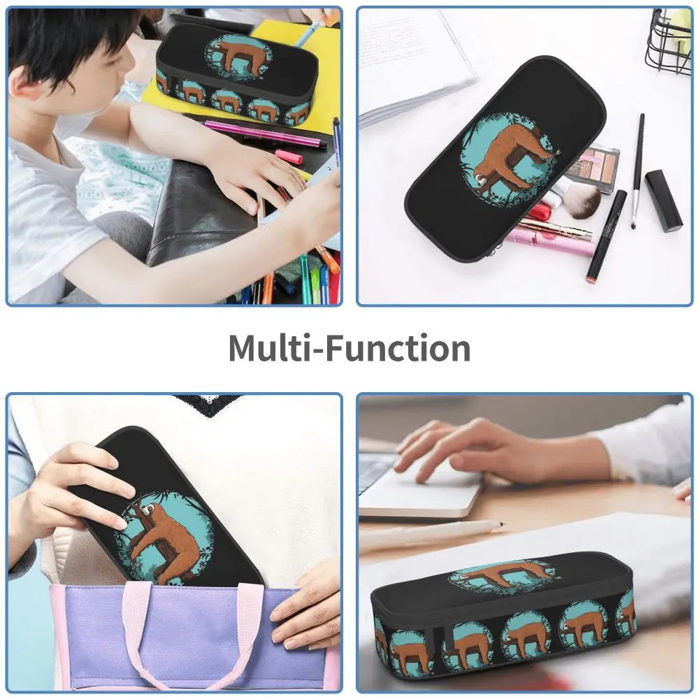 Sleeping Sloth Pencil Case
