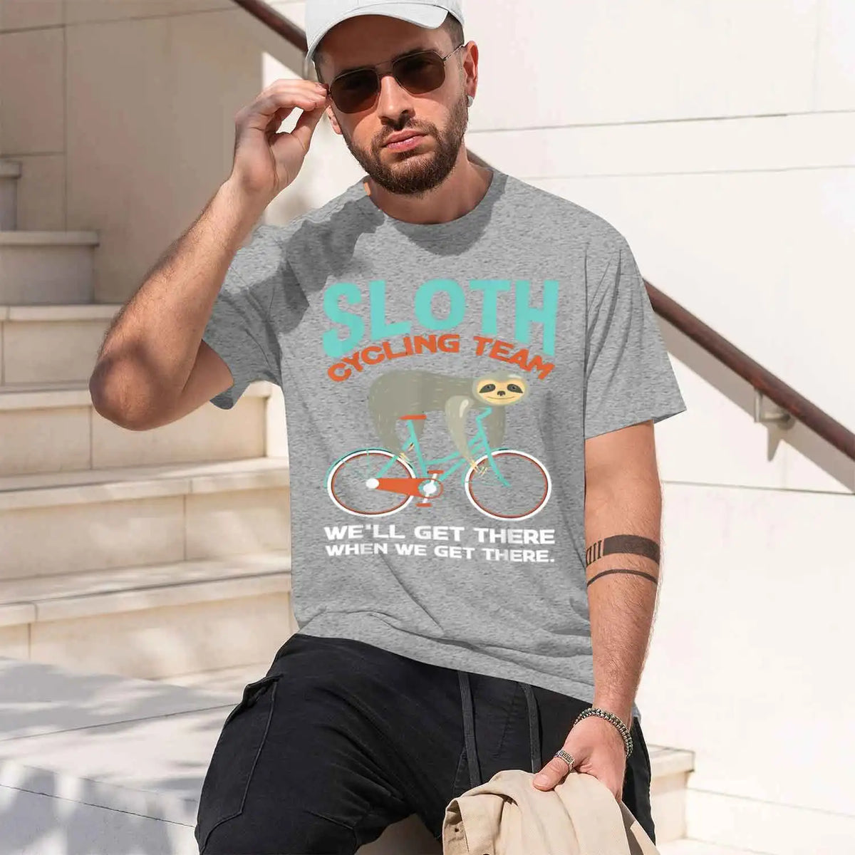 Sloth Cycling Team Sloth T-Shirt