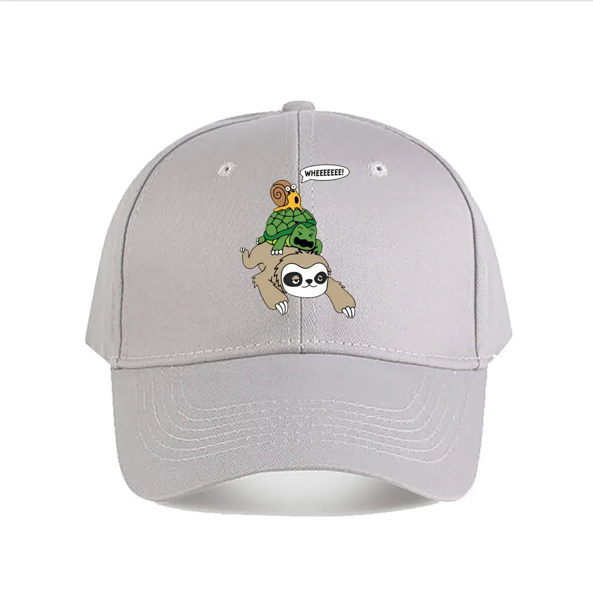 WHEEEEEE Sloth, Turtle & Snail Baseball Cap