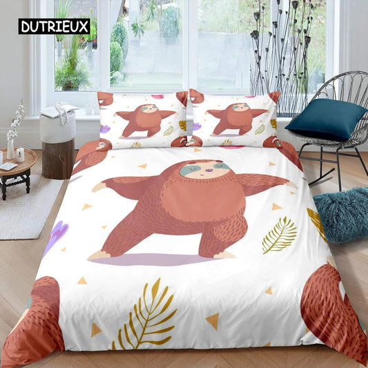 Sloth Duvet Cover Set