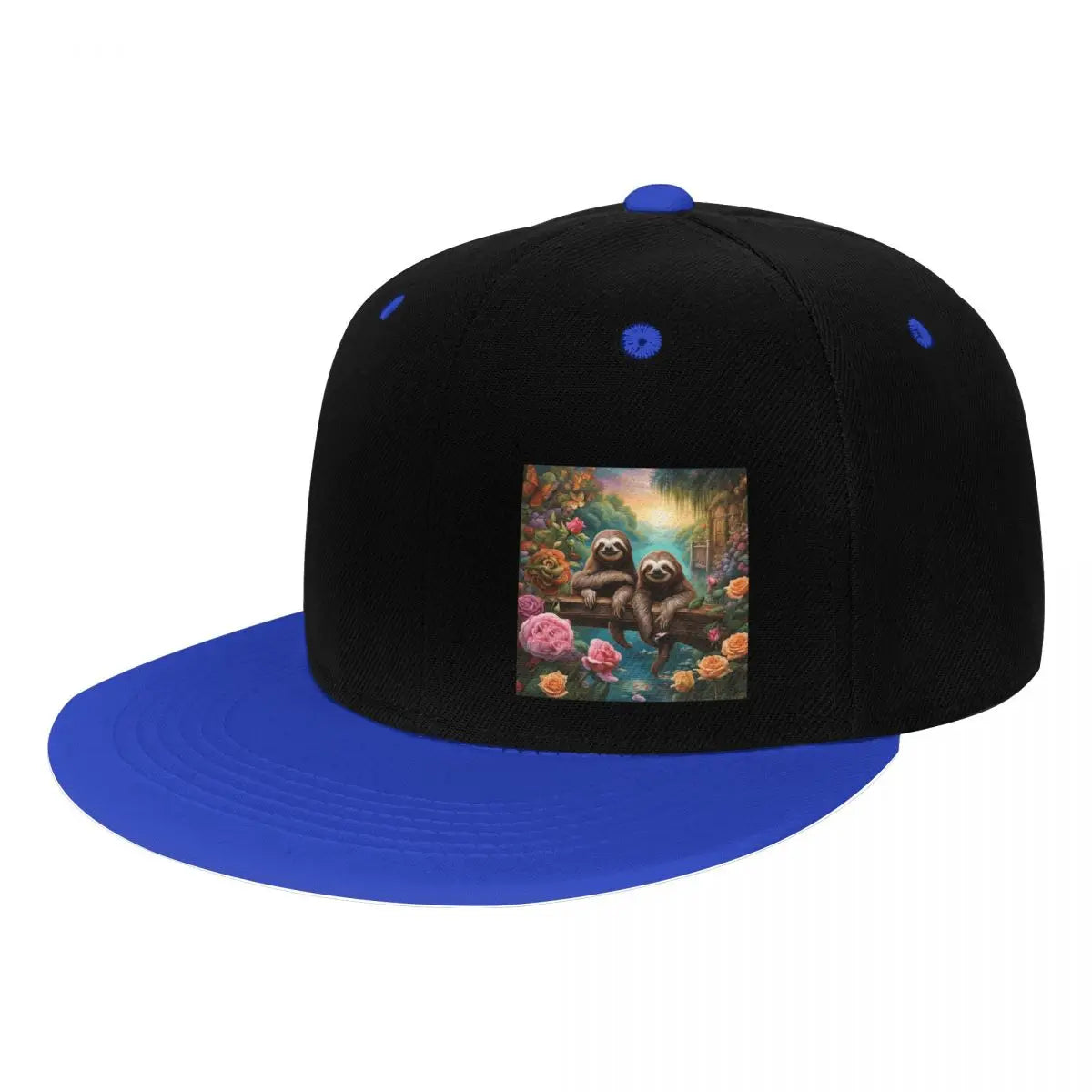 Sloth Scene Picture Baseball Cap
