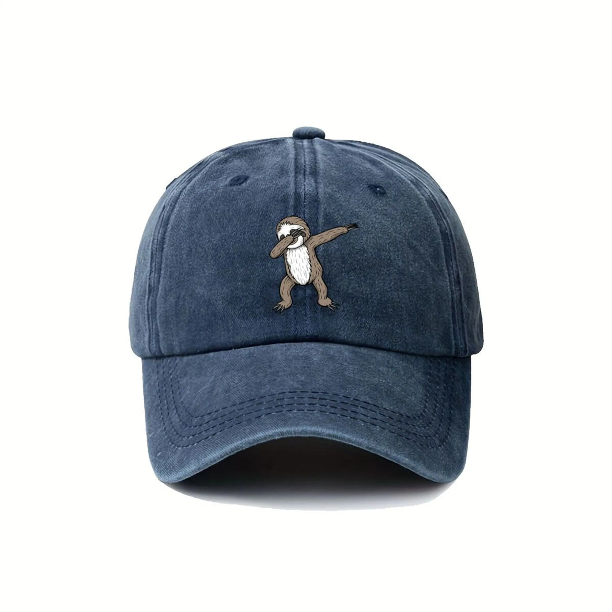 Dabbing Sloth Vintage Washed Baseball Cap product photo 10