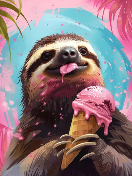 Sloth Diamond Art Kit