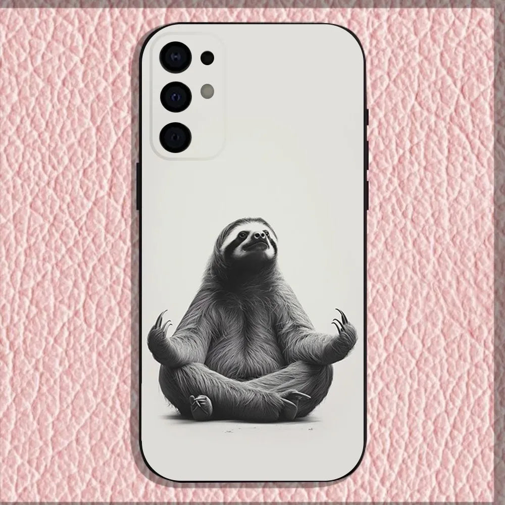 Meditating Sloth Samsung Phone Case product photo