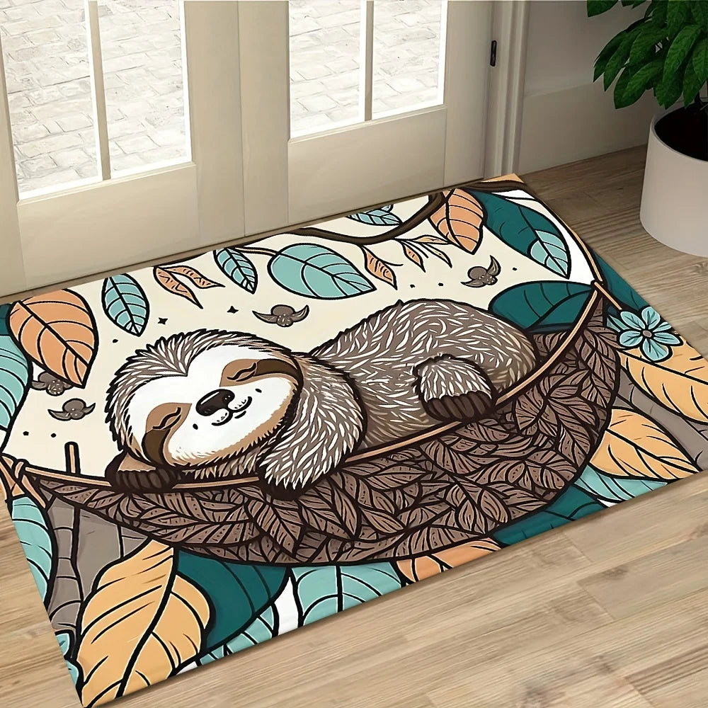 Cozy Sloth Floor Mat