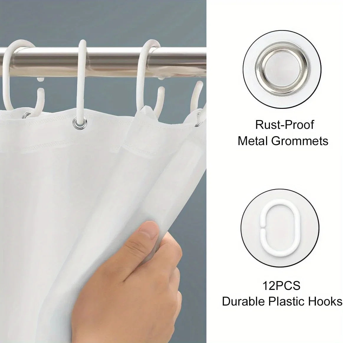 Sloth & Tropical Leaves Shower Curtain