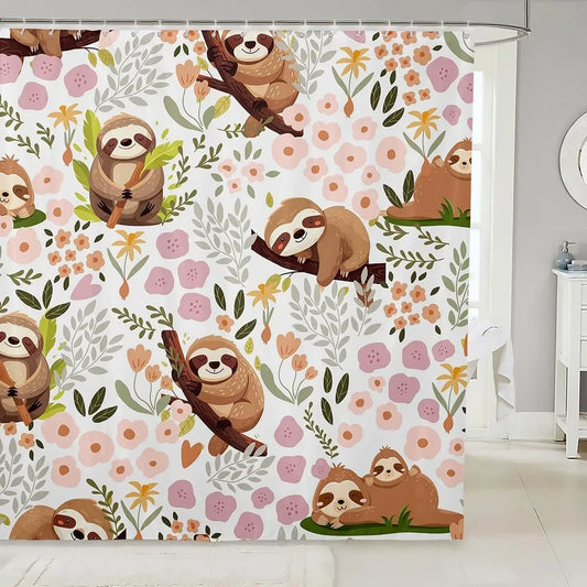 Sloth Shower Curtain