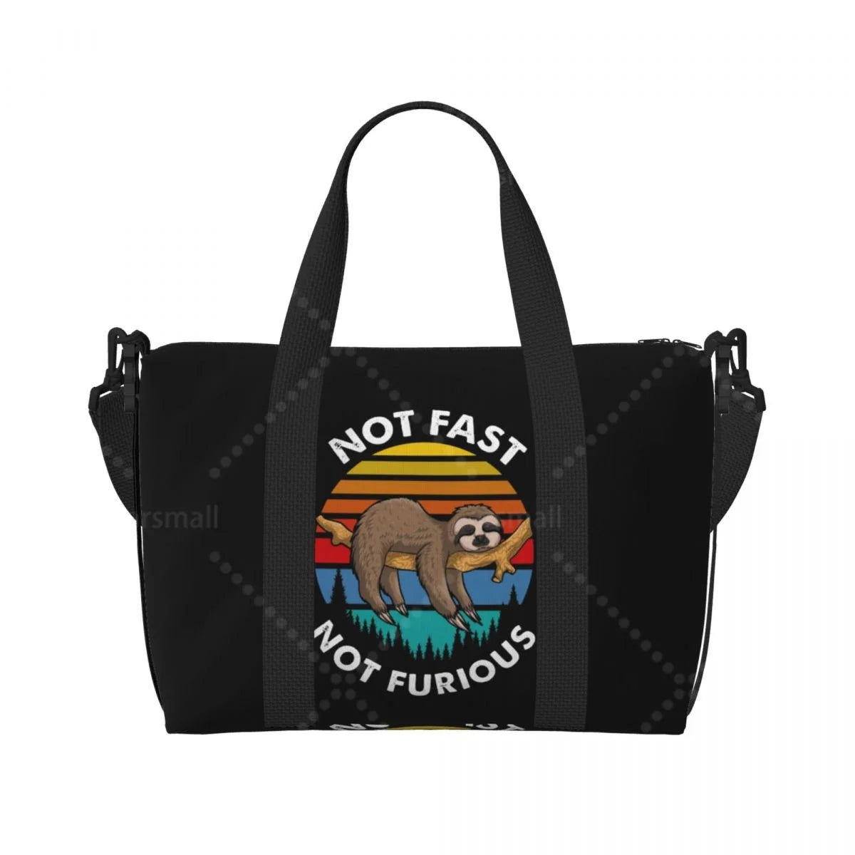 Not Fast Not Furious Sloth Travel Bag