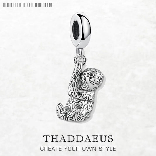 Sterling Silver Sloth Hanging Charm