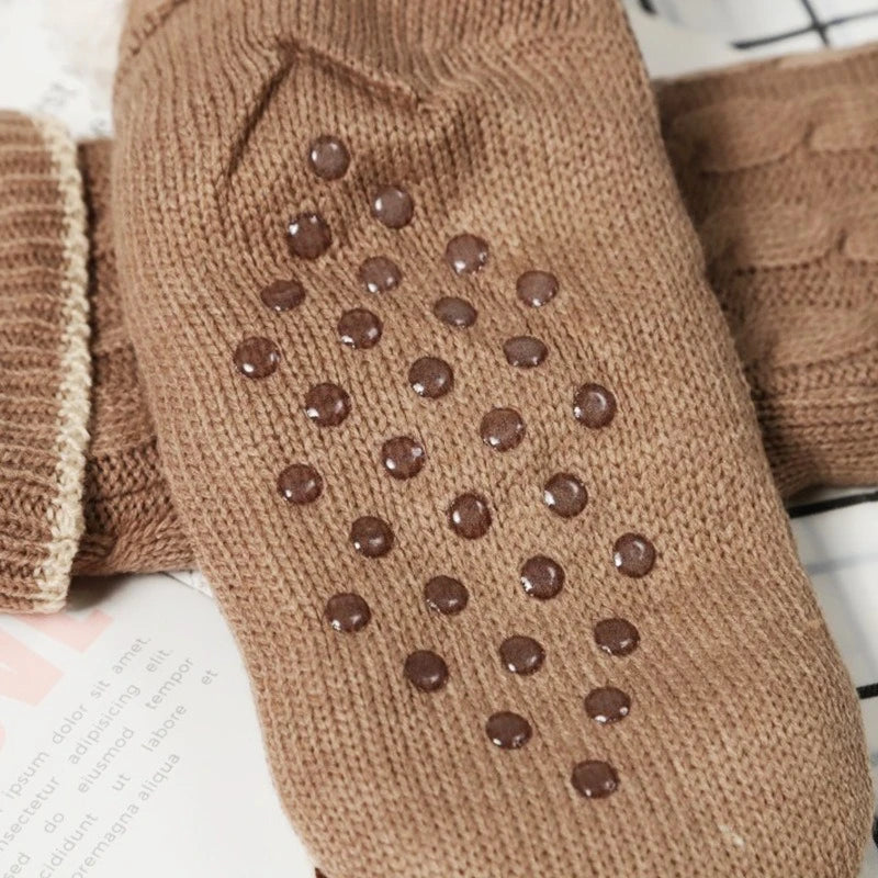 Fleece-Lined Sloth Socks