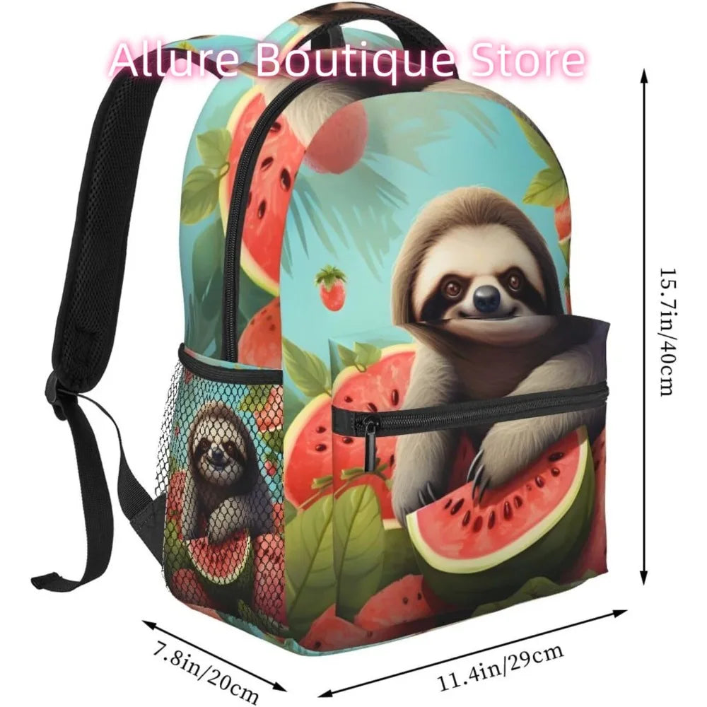 Watermelon Sloth Backpack